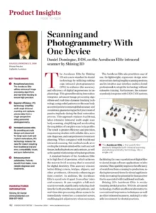 Fogászati CAD CAM eszközök - intraorális szkenner - Aoralscan Elite