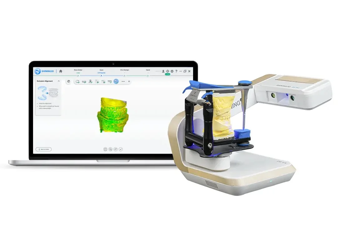Statikus és dinamikus artikulátor szkennelés AutoScan DX EX Pro