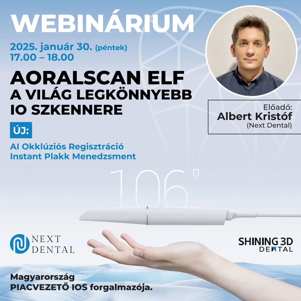 Webinárium AoralScan Elf
