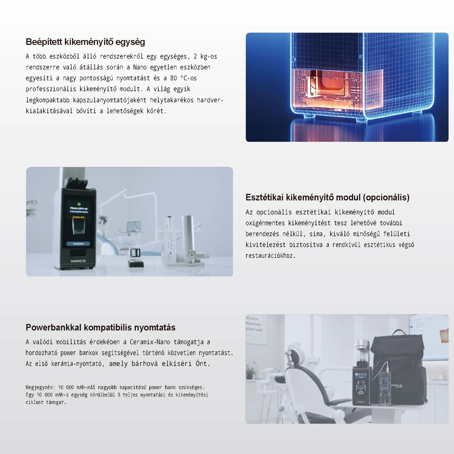 Ceramix Nano - 3D fogászati nyomtató